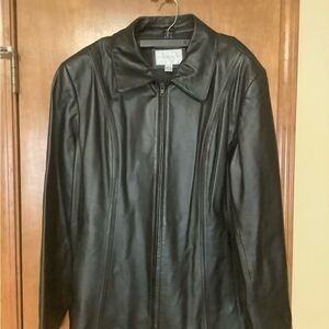 Women's Black Leather Jacket